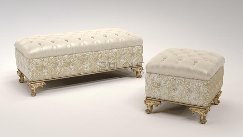 Alexander pouf 50 bench 120 腳踏