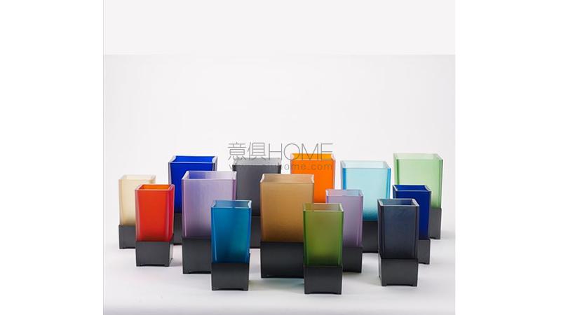 PROMEMORIAVASO IN BRONZO E VETRO DI MURANO 花瓶