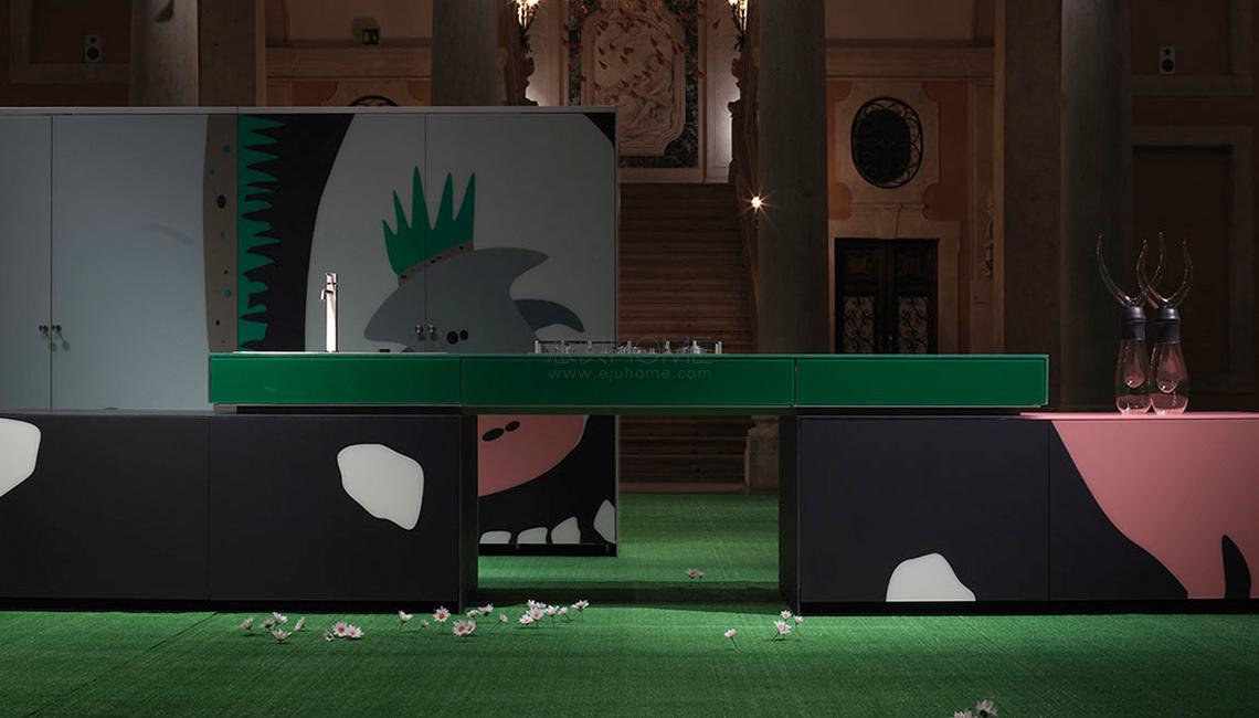 new logica system blu valcucine 5 Artematica Vitrum Blu 2 餐邊柜