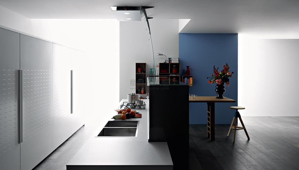 new logica system isola valcucine12 1 Artematica Uniline Bianco Ghiaccio 餐邊柜