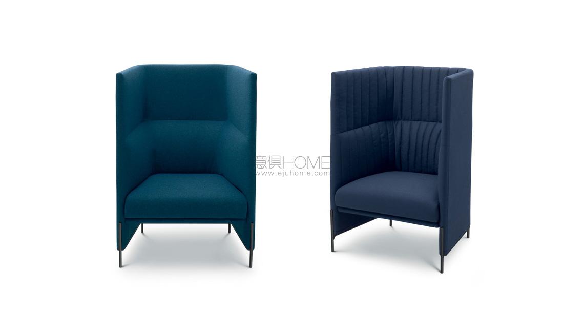 ALGON SCHIENALE ALTO扶手椅