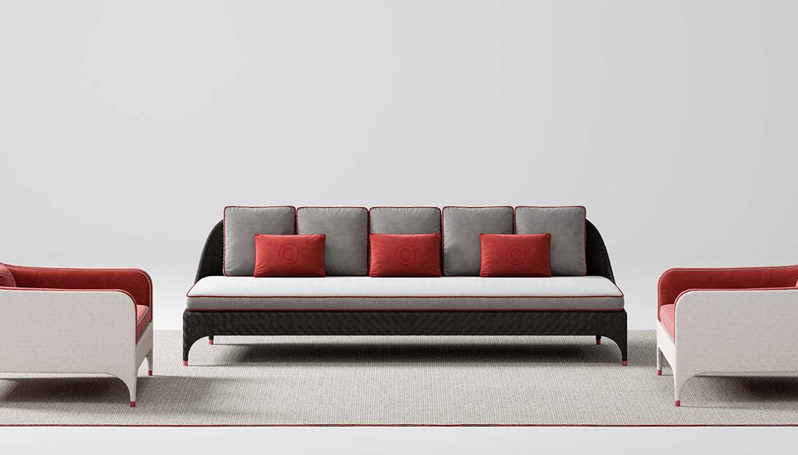 3 seater sofa with armrest扶手3人座沙發(fā)