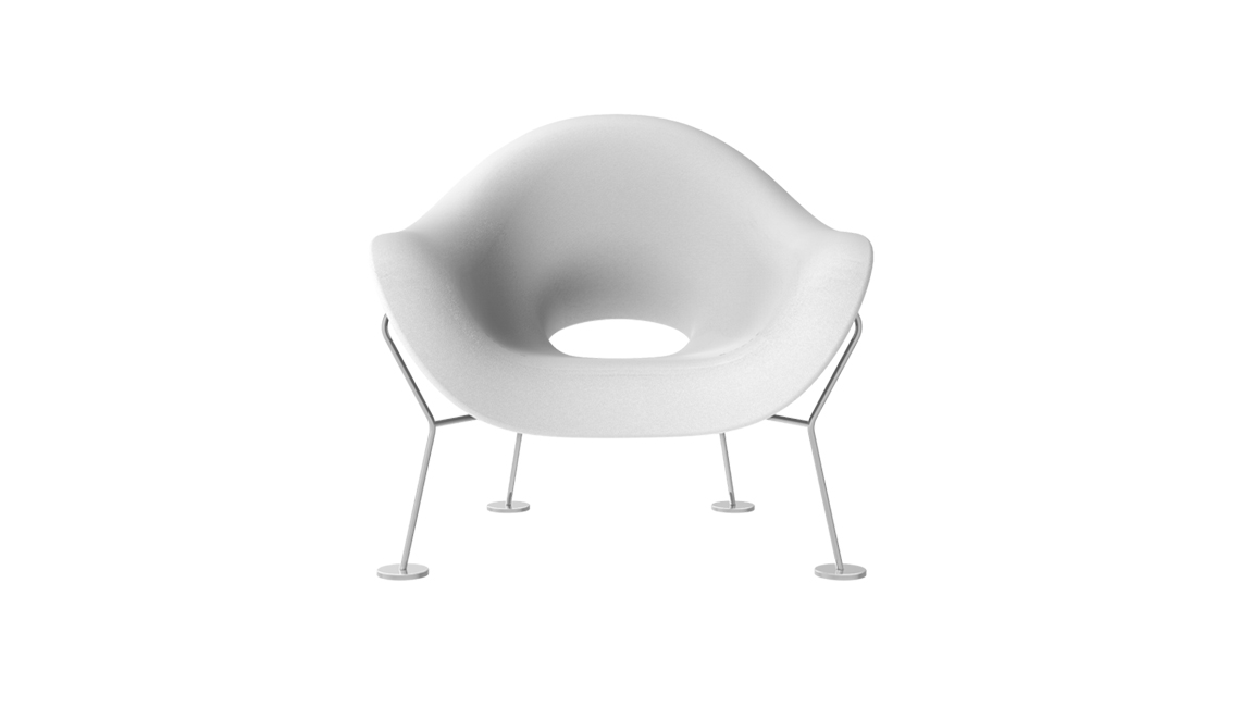 QEEBOOPUPA ARMCHAIR CHROME BASE INDOOR椅子
