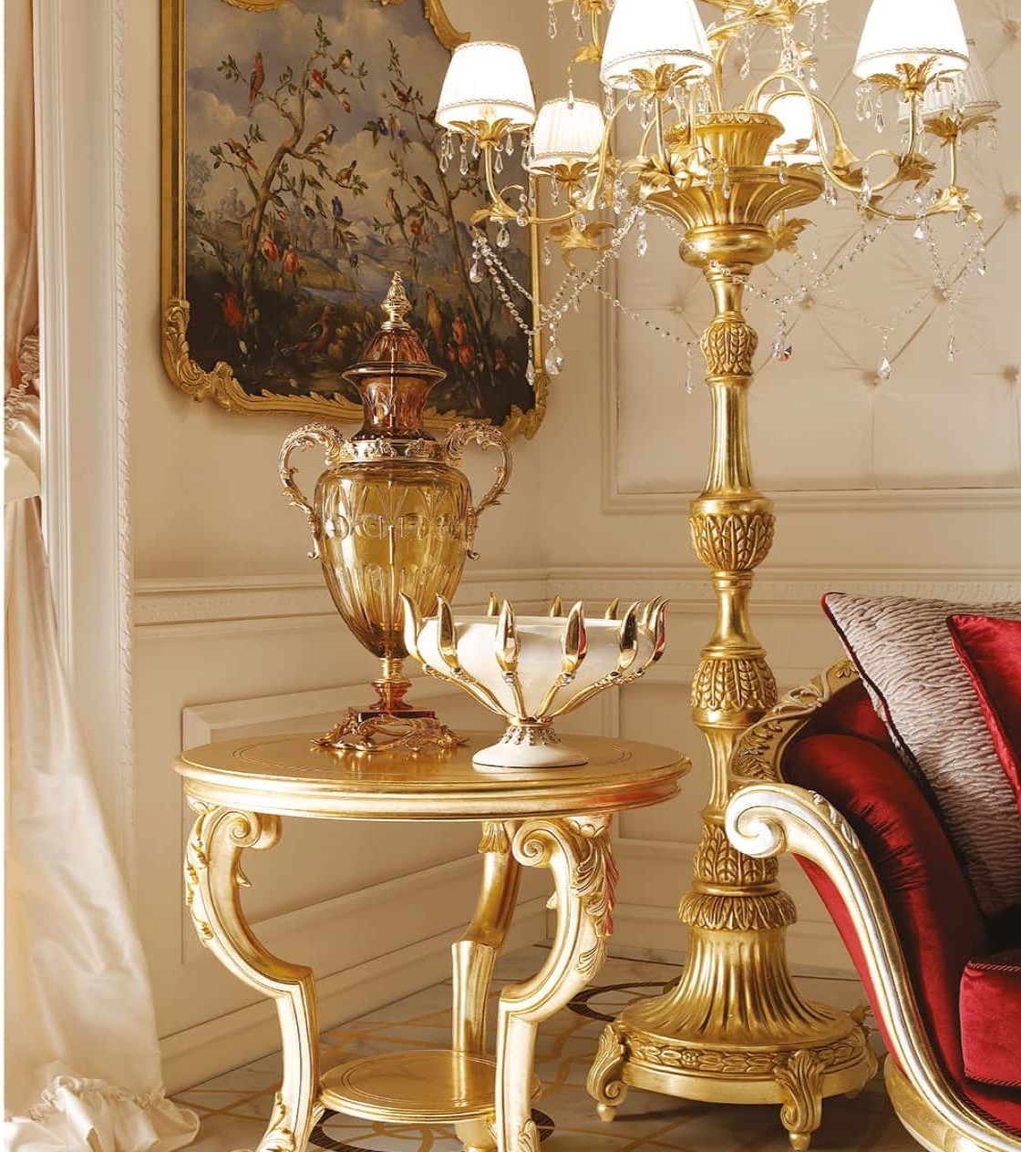 939 水晶吊墜落地燈