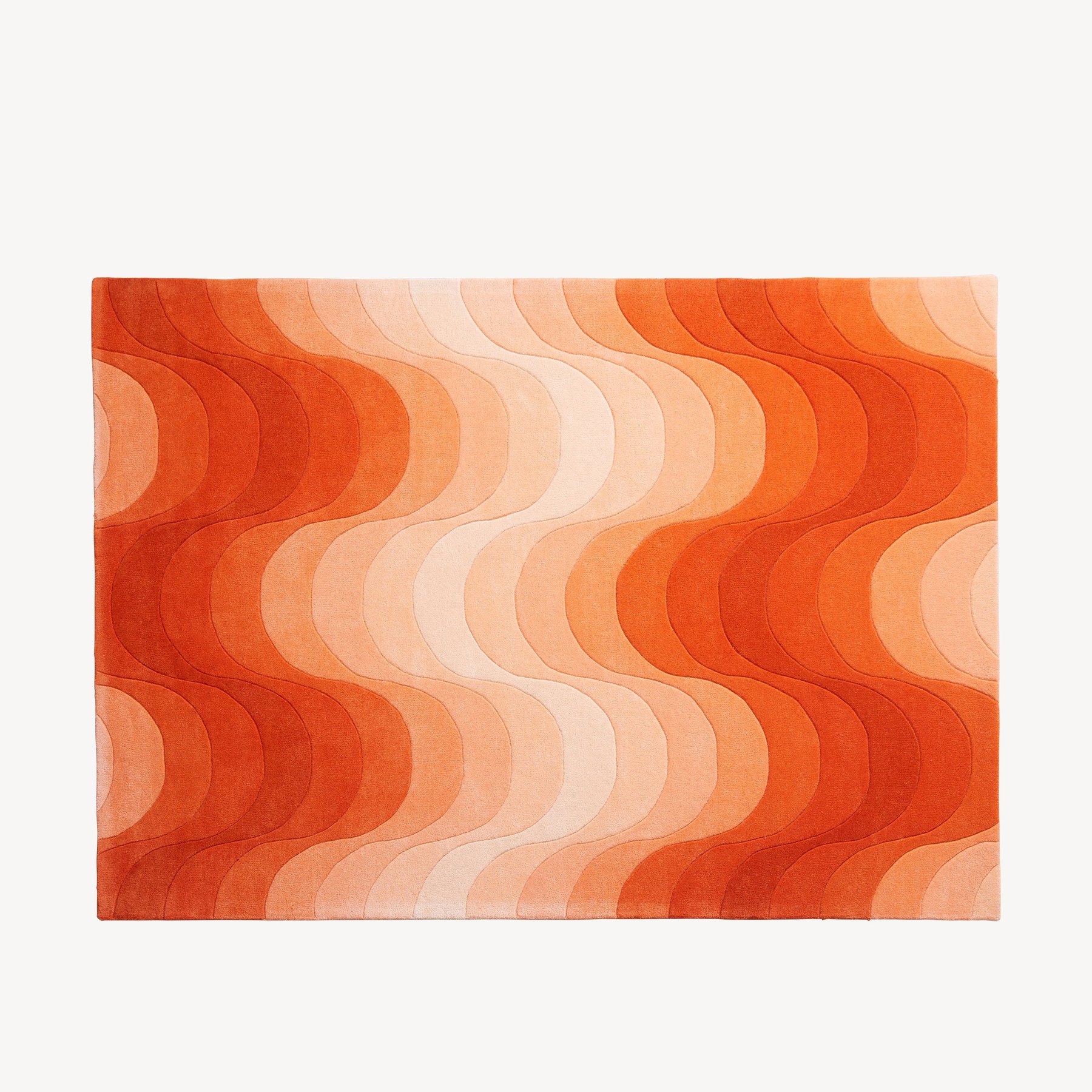 WAVE RUG ORANGE 地毯