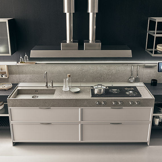 ernestomedaK-LAB 烹飪和清洗雙重功能整柜