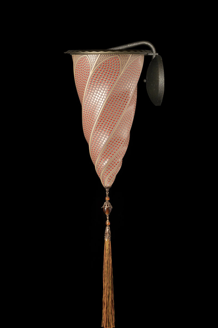 Venetia studiumvCesendello red mosaic glass applique lamp 壁燈