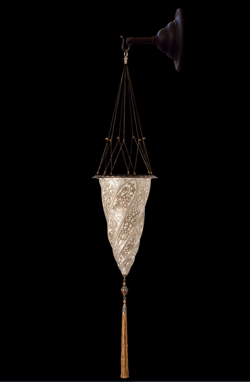 Venetia studiumvCesendello silver glass wall lamp 壁燈