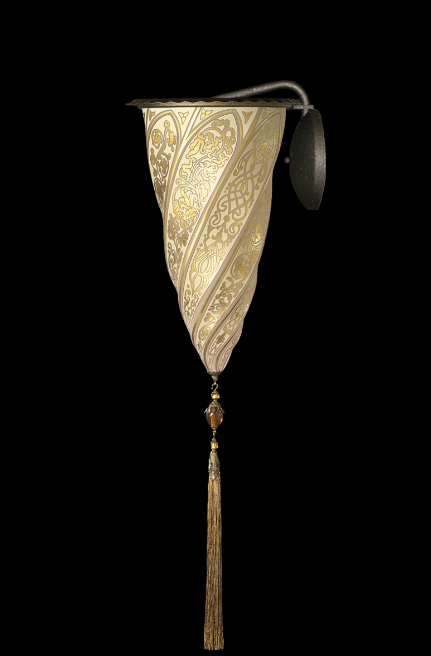 Venetia studiumvCesendello gold glass applique lamp 壁燈
