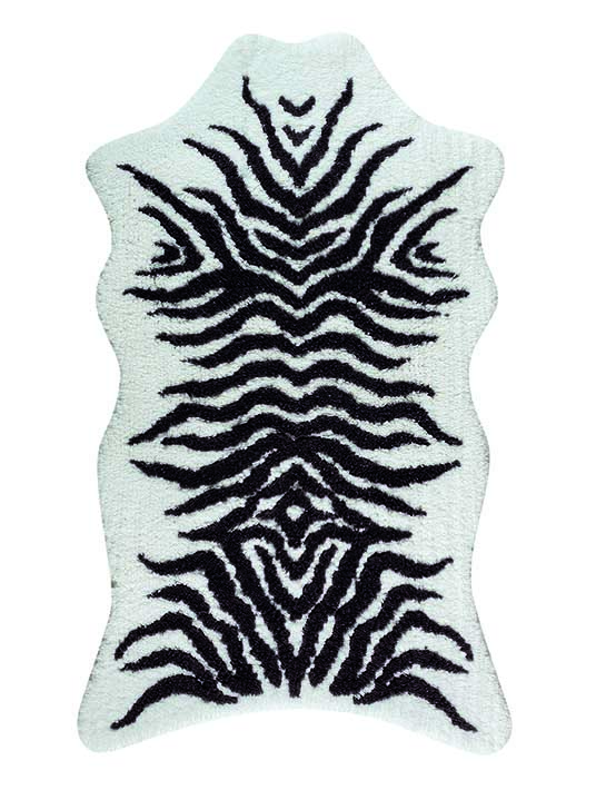 GracciozaMOUNTAIN ZEBRA BATH RUG 山斑馬地毯