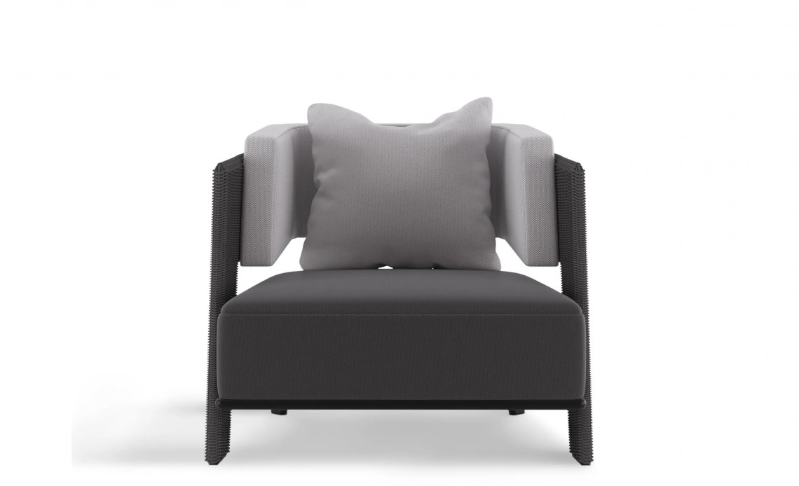 LUXXUGALEA GREY ARMCHAIR戶外休閑椅