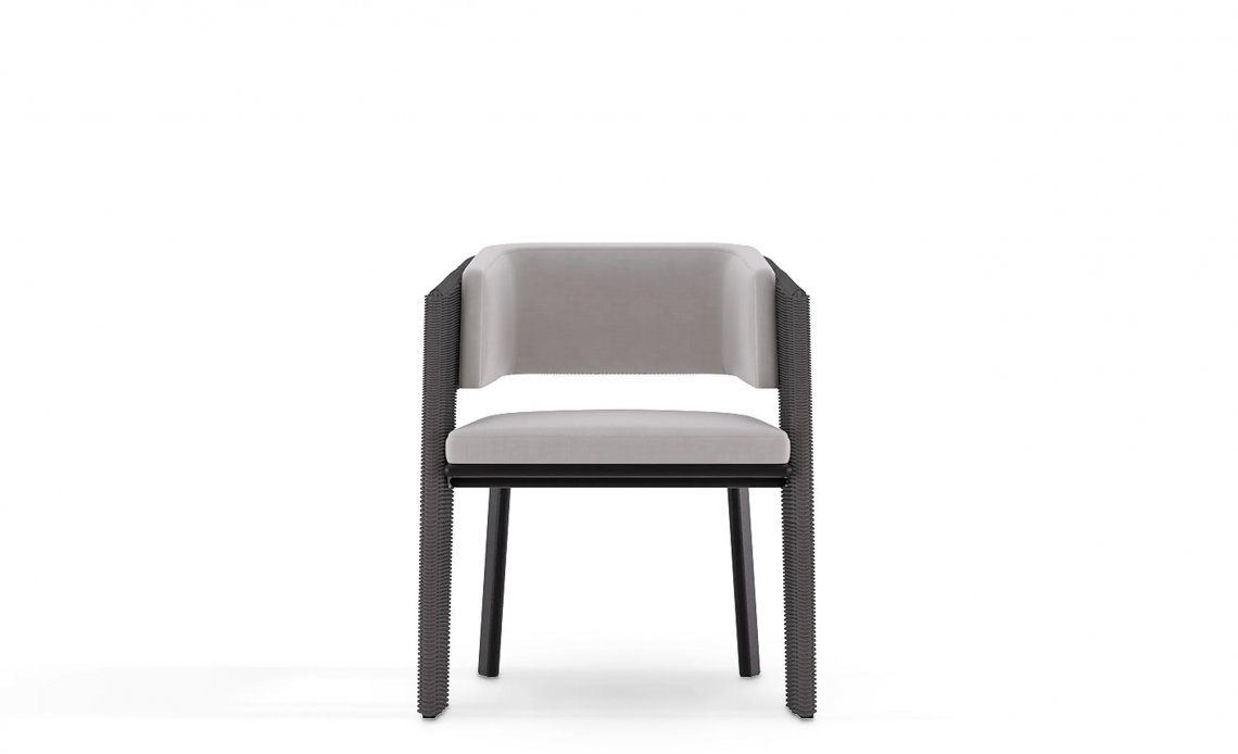 LUXXUGALEA GREY DINING CHAIR戶外餐椅