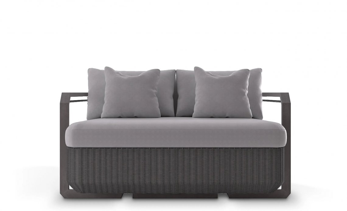 LUXXUHAMPTON GREY TWO SEAT SOFA多人沙發(fā)