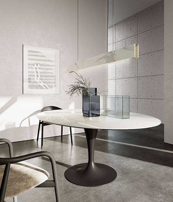 configura flute圓餐桌