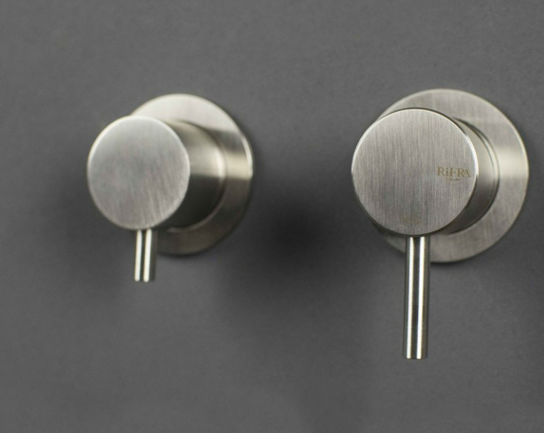 RIFRAParte esterna miscelatore e deviatore da parete doccia, con rosette circolari衛(wèi)浴