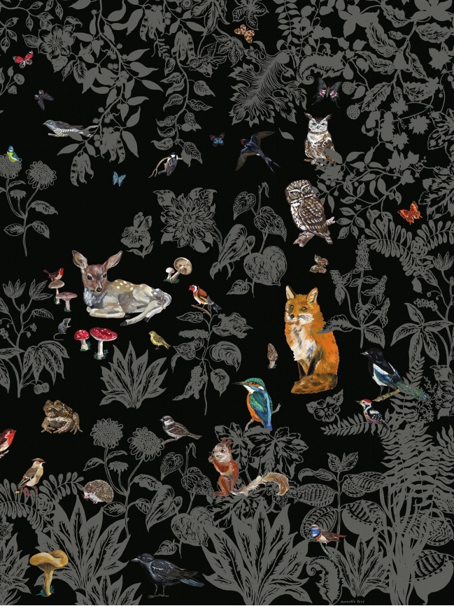 MoustacheF?ret Noire wallpaper墻紙