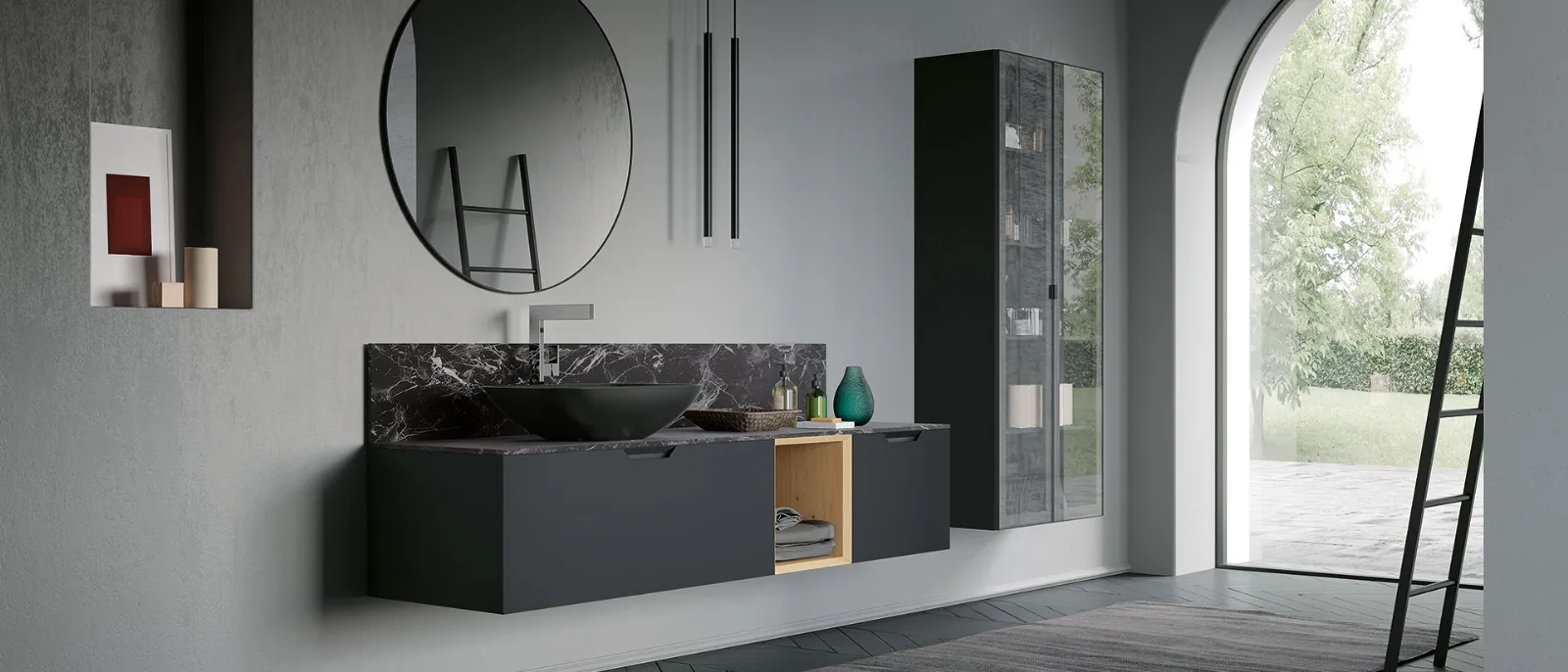 ARCHEDAQUARANTA5 06 現(xiàn)代懸掛式浴室柜