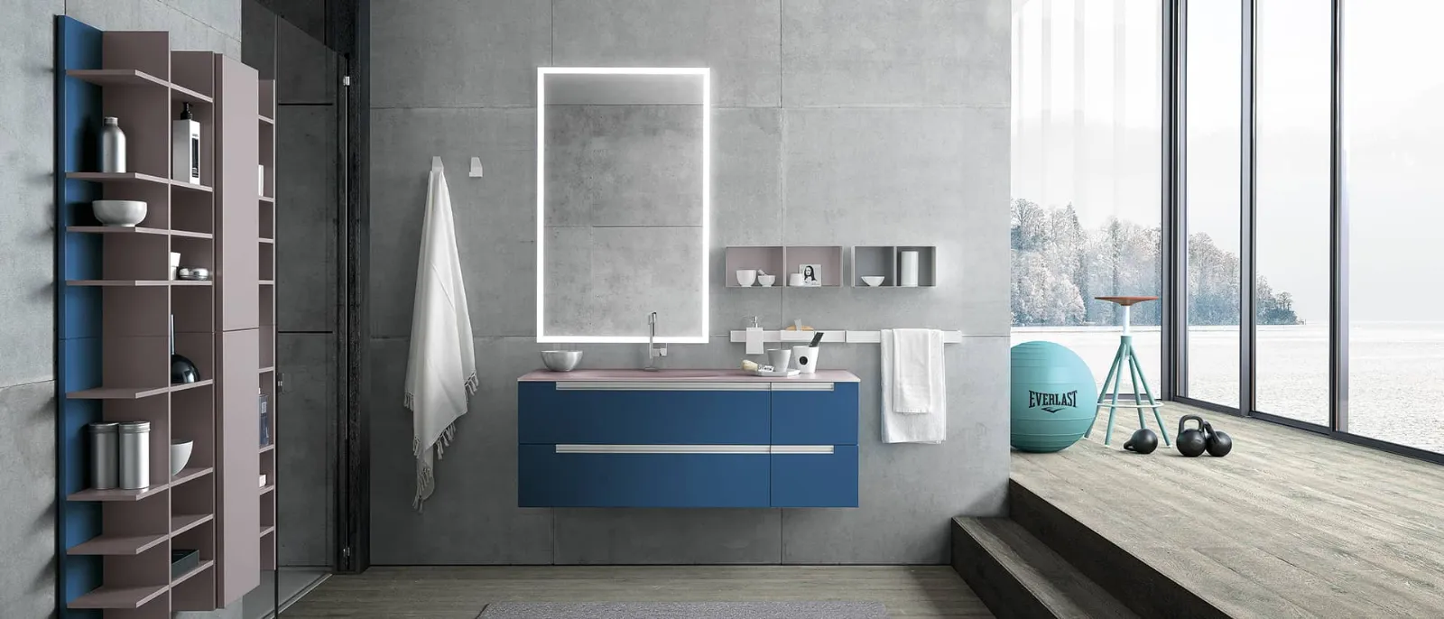 ARCHEDASide 08懸掛式浴室柜