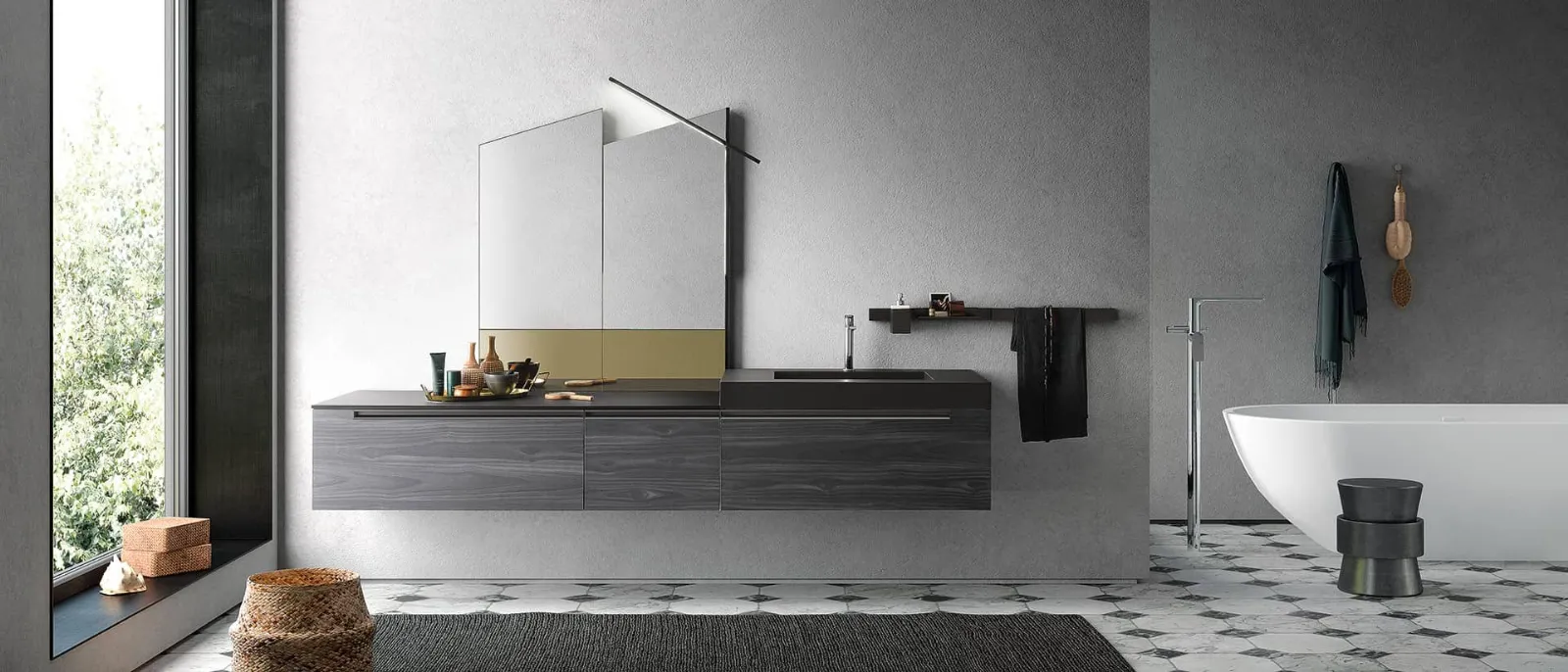 ARCHEDASide 06懸掛式浴室柜