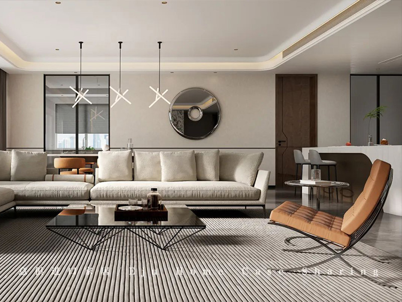 現(xiàn)代大平層的超大橫廳怎么裝點(diǎn)?一口氣給你三個(gè)選擇方案！