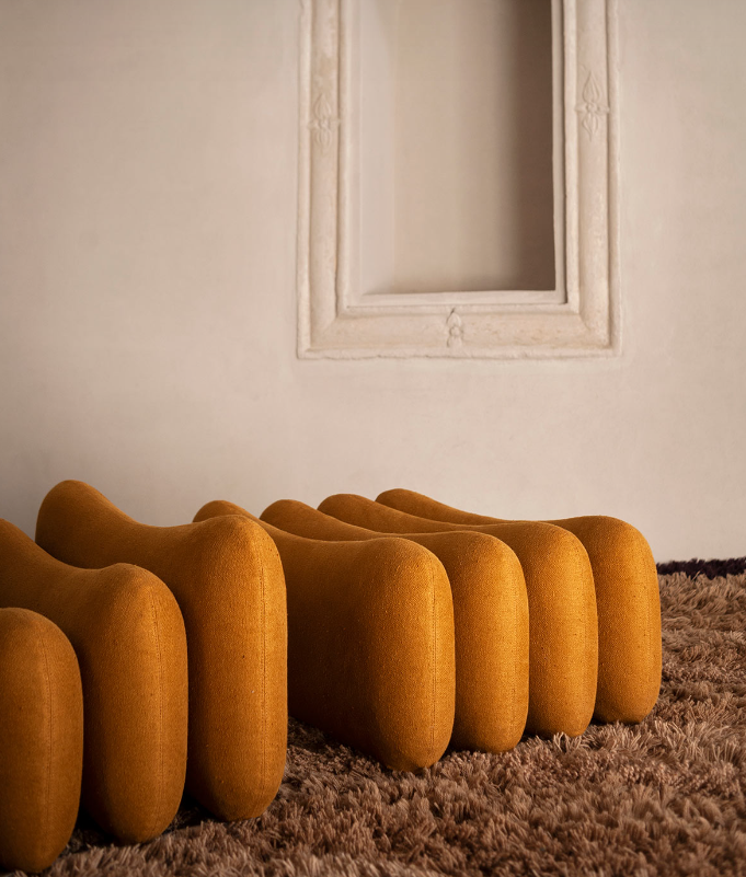 TacchiniAdditional system Ottoman坐墊凳