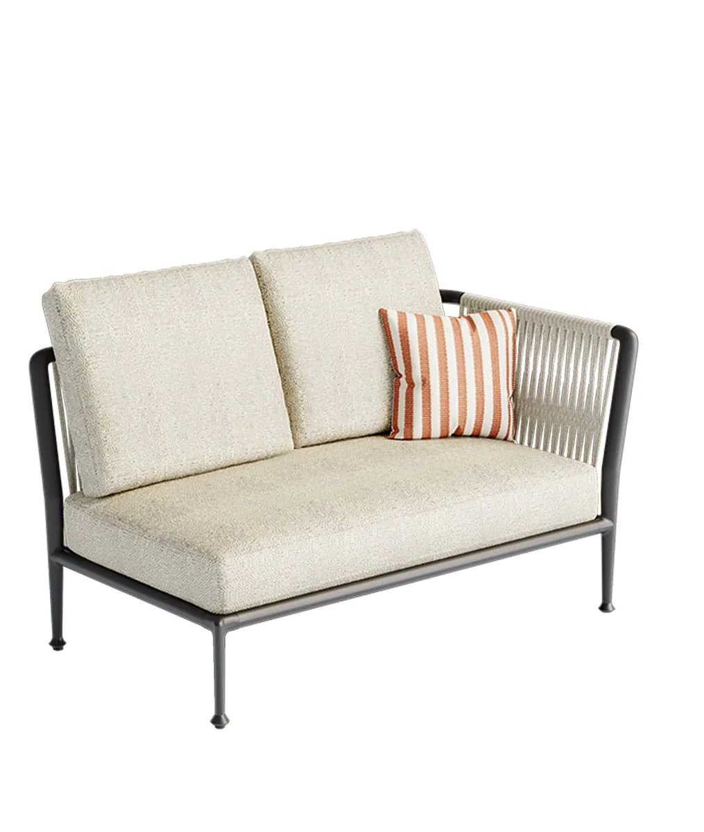 UnopiuModulo angolo sinistro Treble組合沙發(fā)左模塊