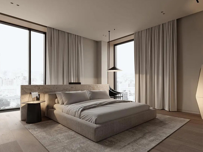 現(xiàn)代極簡(jiǎn)風(fēng)臥室的最佳選擇！沒(méi)什么特別的，就是主打高級(jí)又舒服
