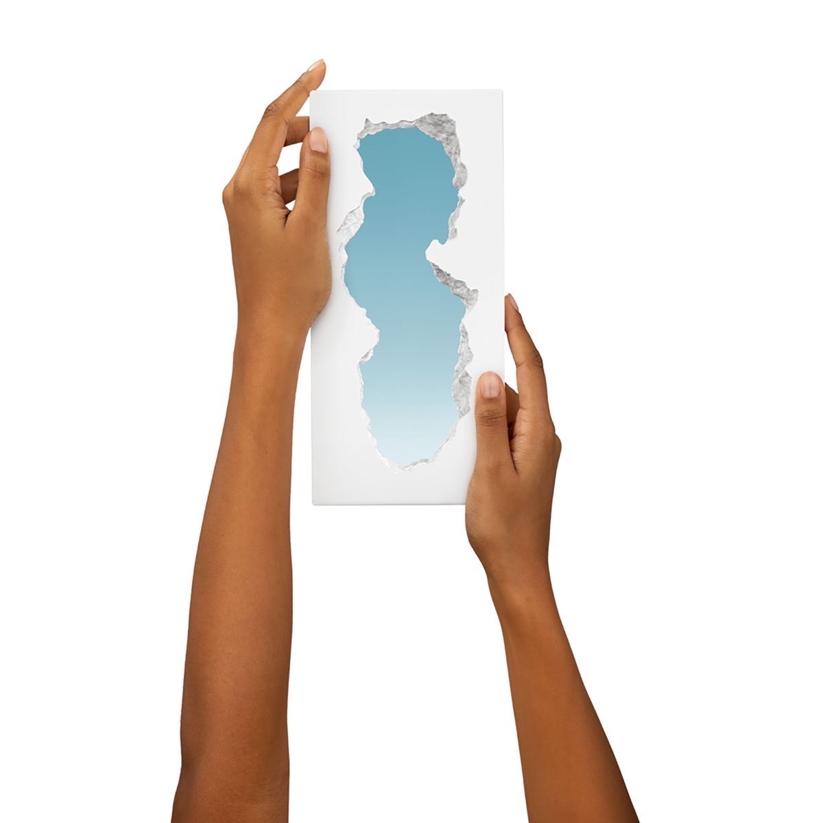 GuframGuframini Broken Mirror白色迷你鏡子