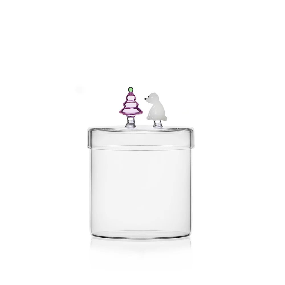 ICHENDORFbox white bear白色小熊與粉色許愿樹(shù)盒子